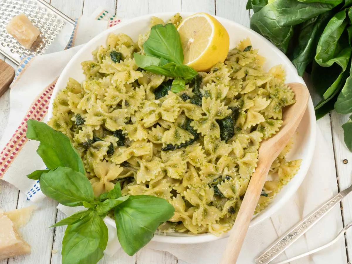 Pesto Farfalle Pasta