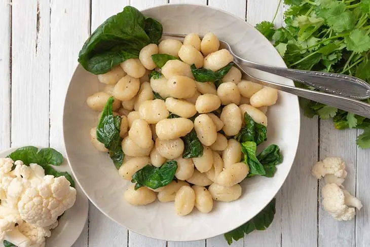 Vegan Cauliflower Gnocchi