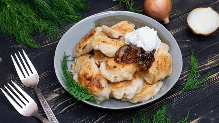 Vegan Pierogi dumplings