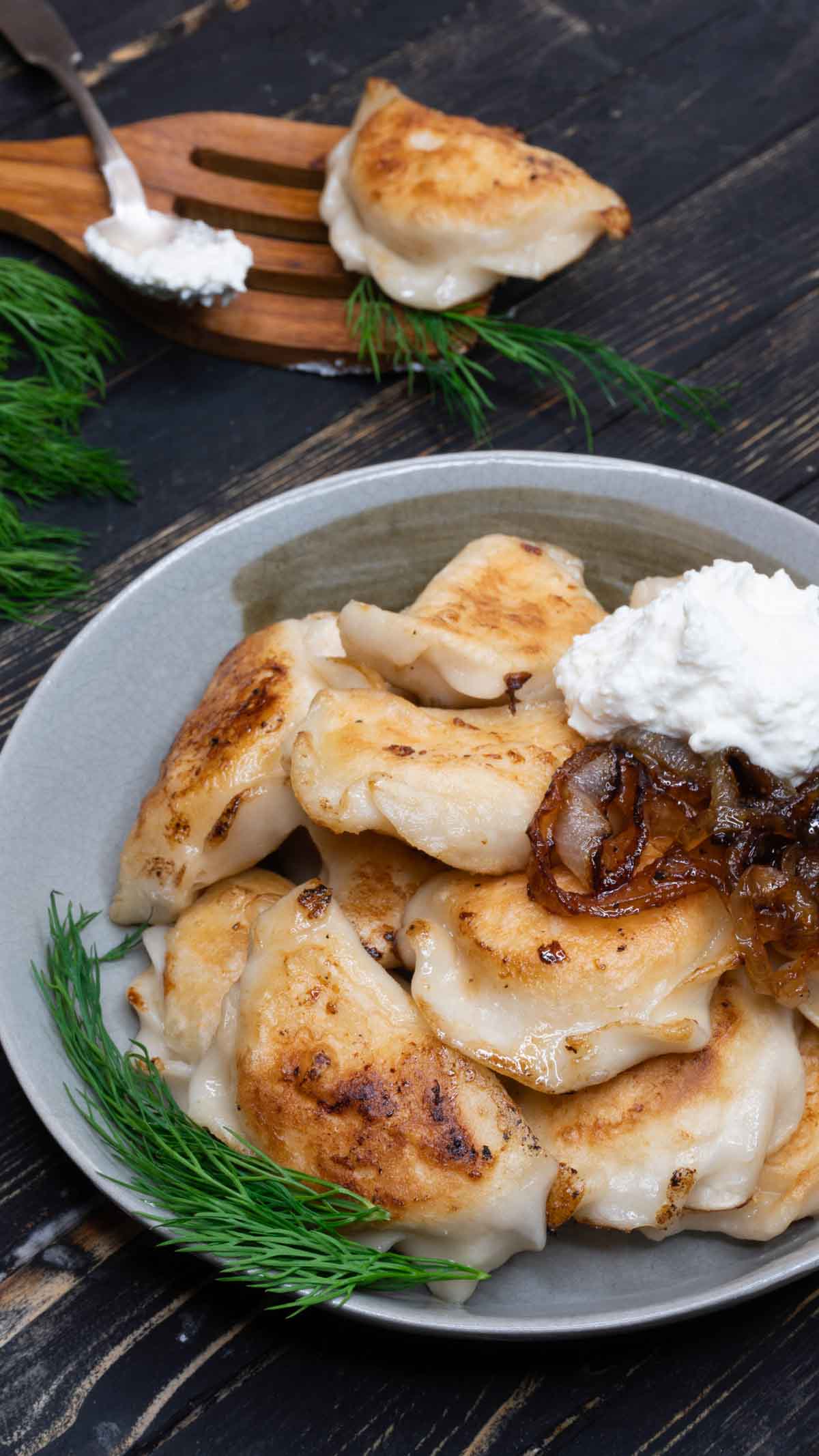 pierogi de post cu tofu