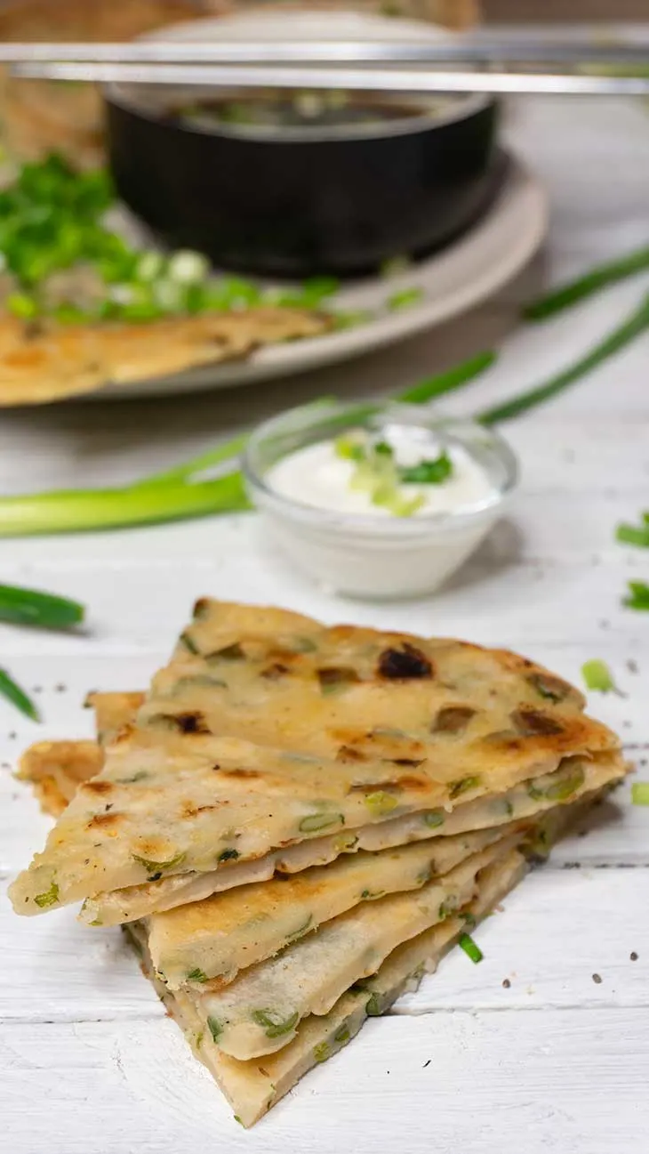 Vegan Chinese Scallion Pancakes