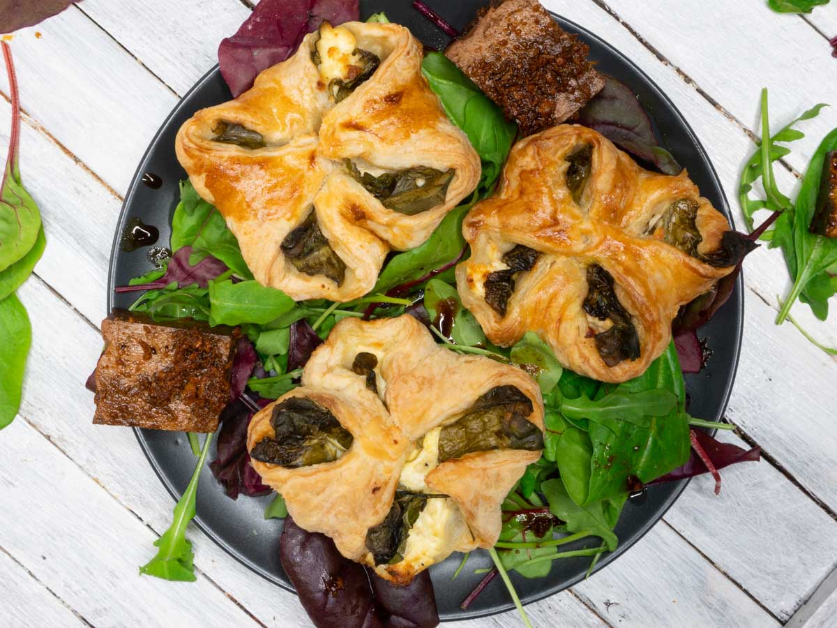 Vegan Spinach Puff Pastry