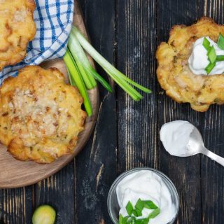 Baked Mashed Potato Cakes Chiftelute coapte de piure de cartofi