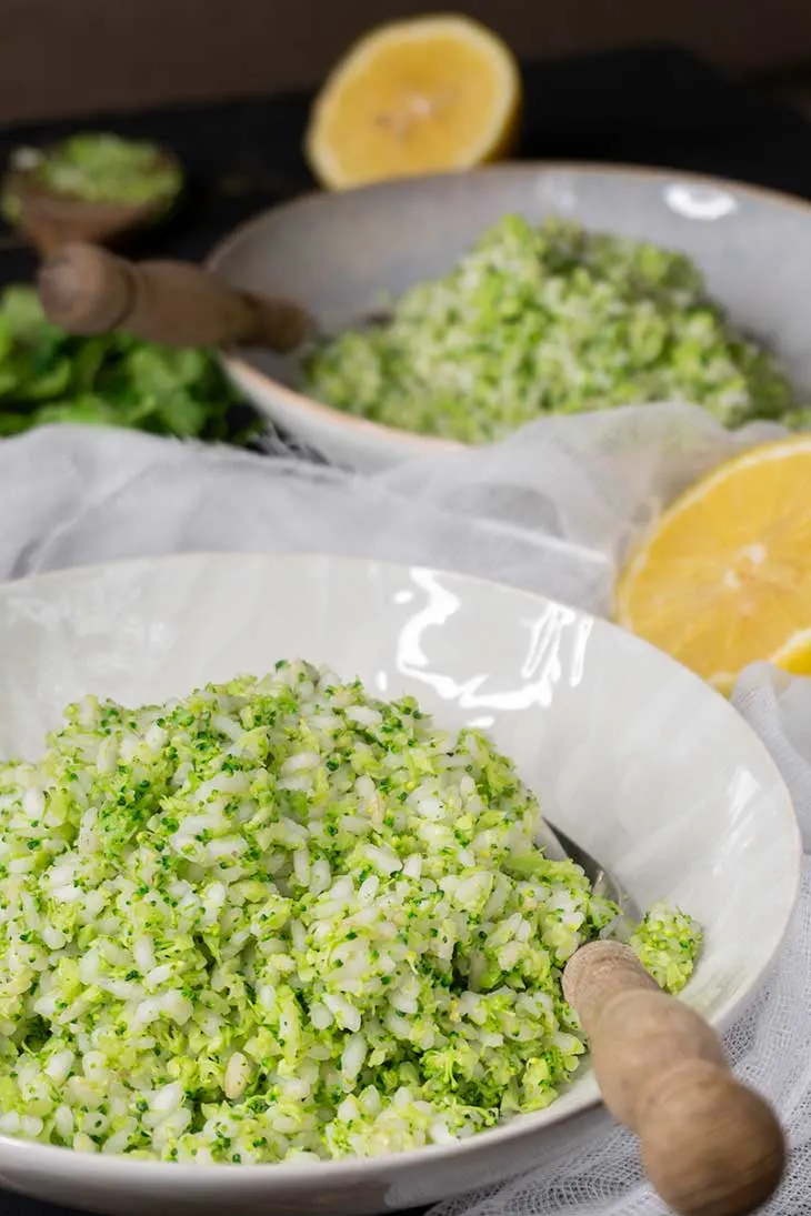 Broccoli Rice with lemon Recipe