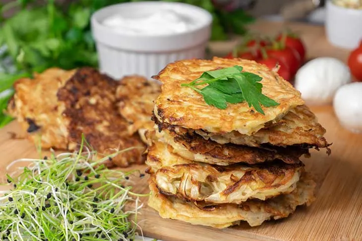 cabbage hash browns