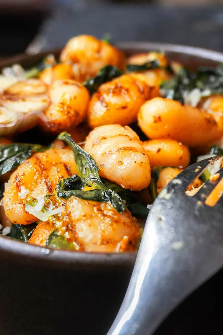 how to make Sweet Potato Grilled Gnocchi