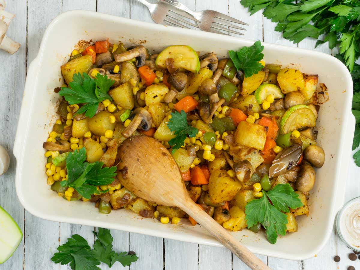 Vegan Breakfast Hash Casserole