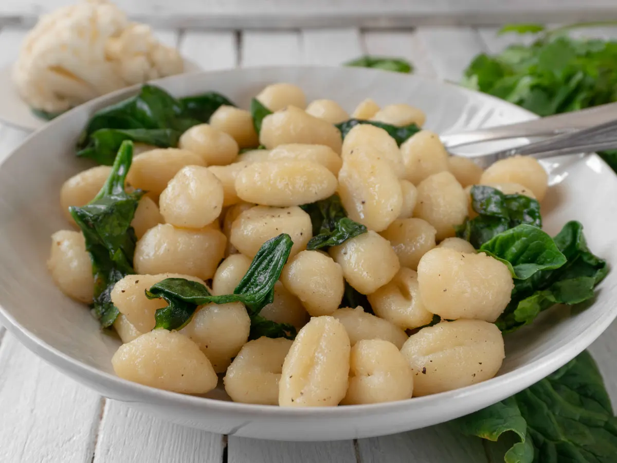 Vegan Cauliflower Gnocchi healthy recipe