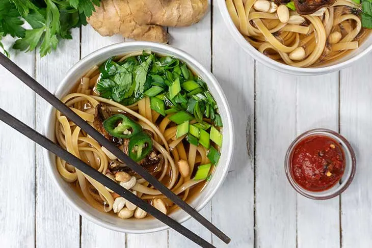 Vegan Udon Soup Noodle Recipe