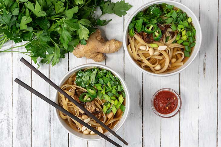 Vegan Udon Soup Recipe Supa Udon