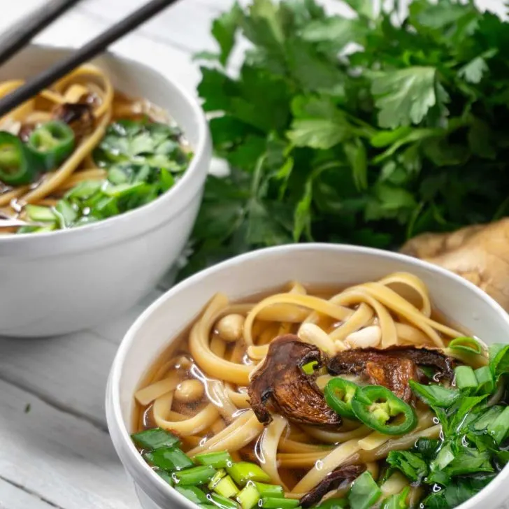 Vegan Udon Soup healthy