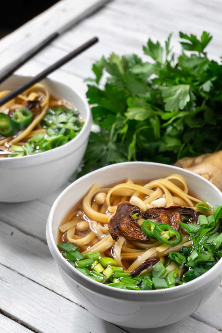 Vegan Udon Soup healthy