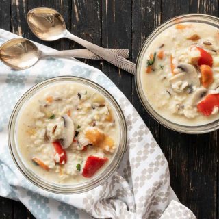 Wild Rice Soup dish