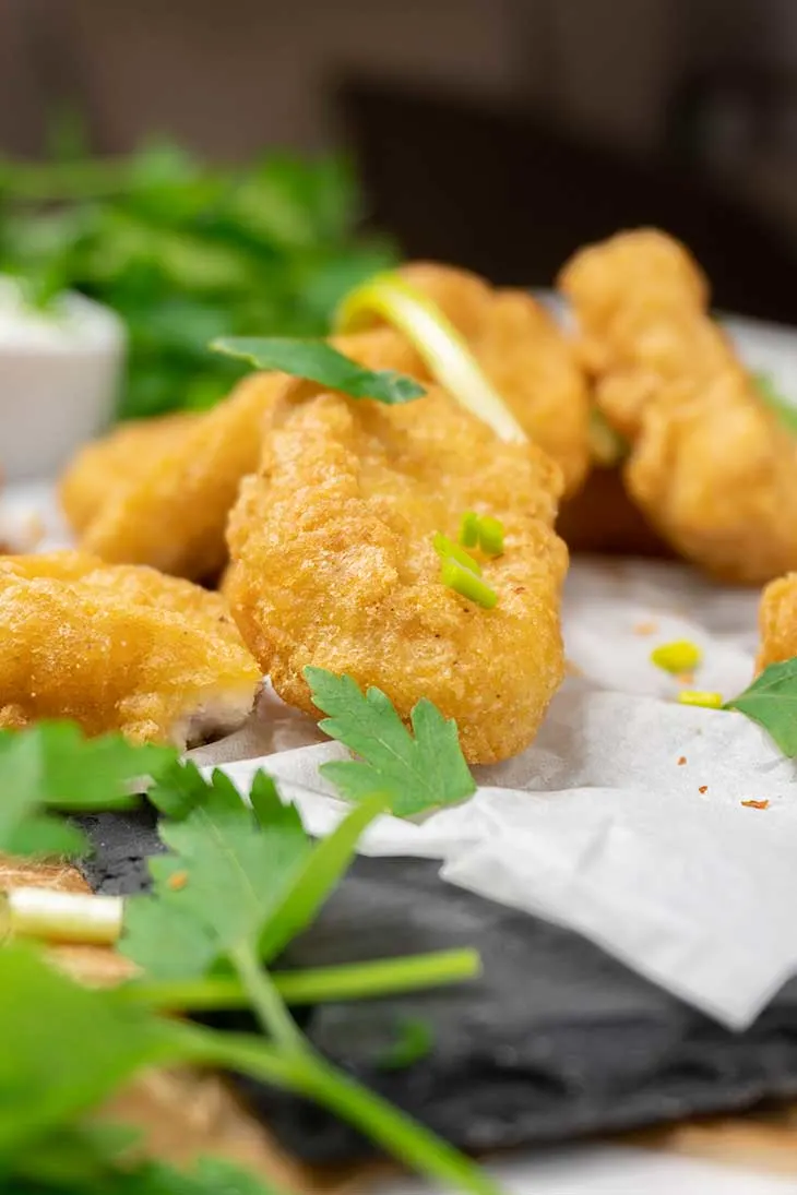 Nuggets de tofu vegani