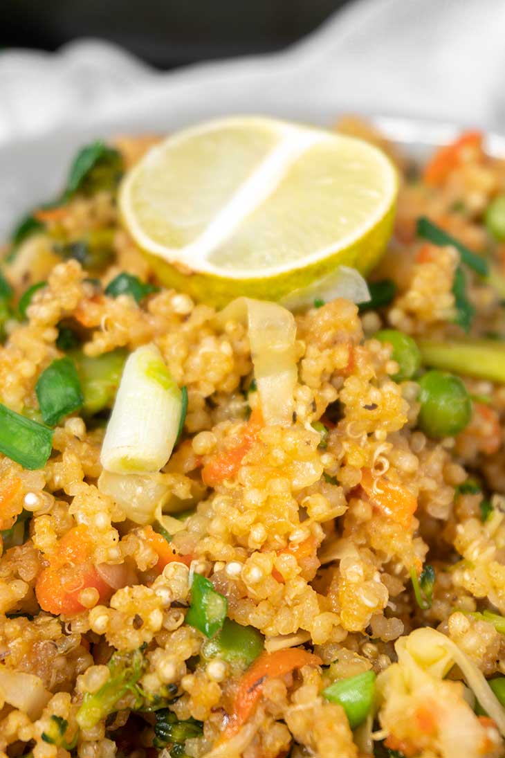 Fried Quinoa Recipe vegan