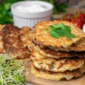 Low Carb Cabbage Hash Browns