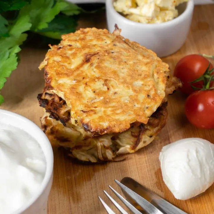 Low Carb Cabbage Hash Browns recipe