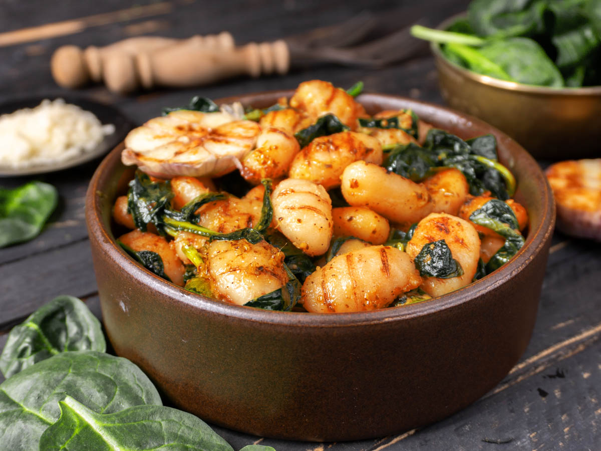 Sweet Potato Grilled Gnocchi