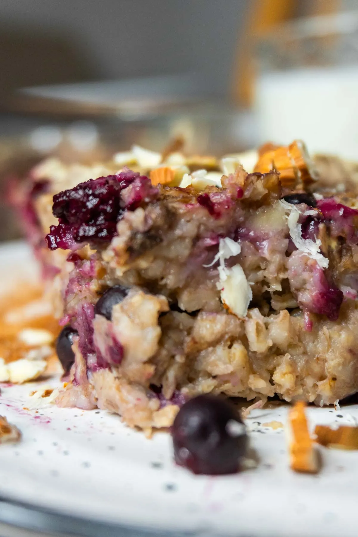 Blueberry Banana Baked Oatmeal