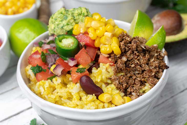 Healthy Plant-based Taco Bowl