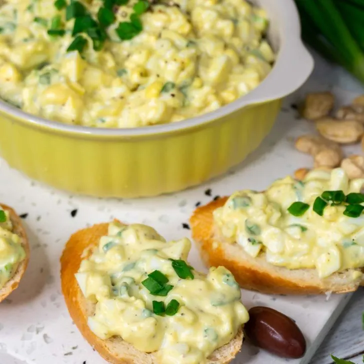 Vegan Egg Salad on toast