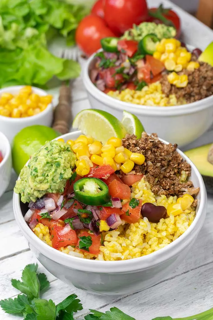 Taco Bowl vegetarian reteta