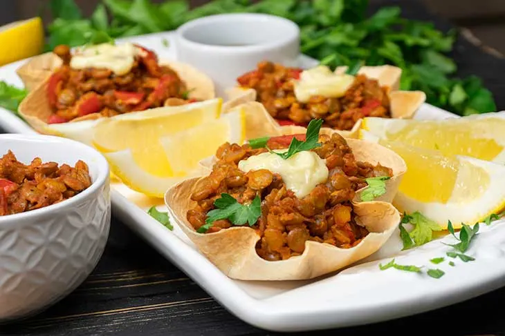 Boluri de taco vegane