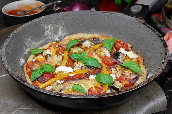 Veggie Skillet Pizza