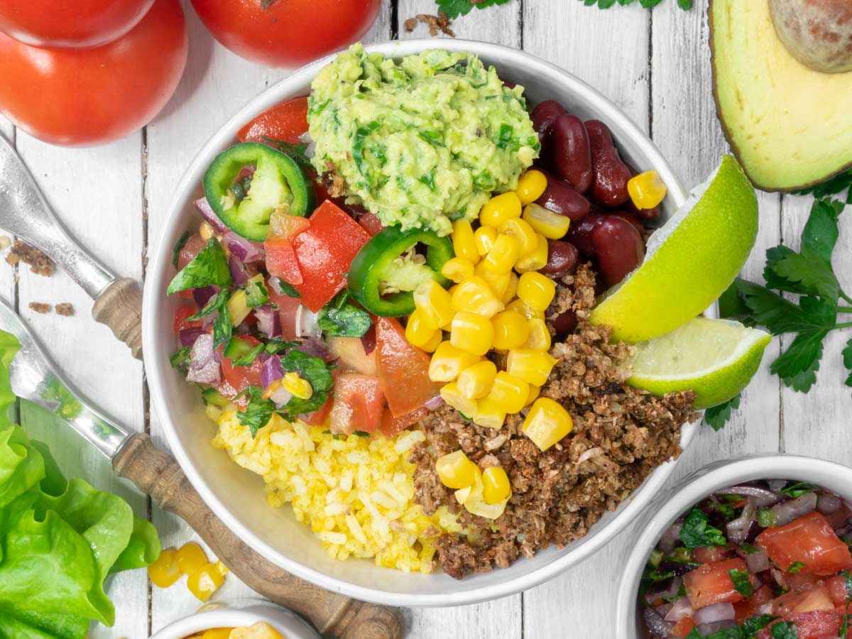 taco bowl vegetarian