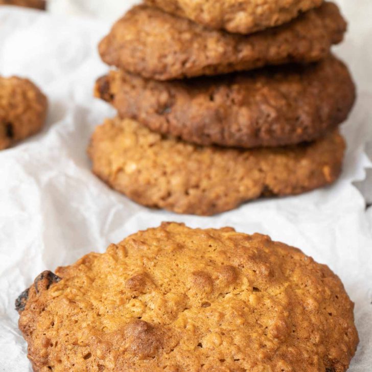 Quick Vegan oatmeal cookies biscuiti cu ovaz