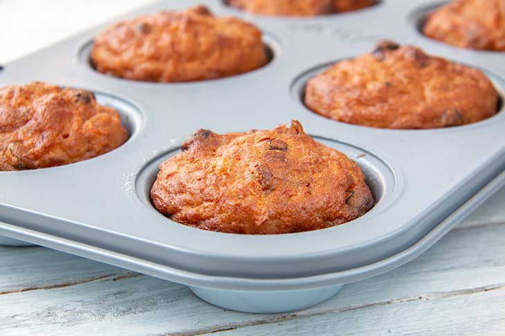 Vegan Carrot Muffins with Chocolate recipe