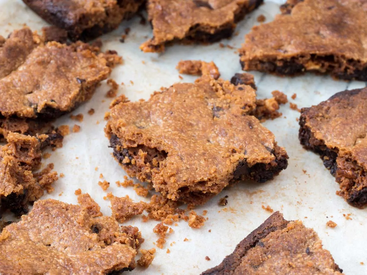 Vegan Chocolate-Chip Blondies Recipe