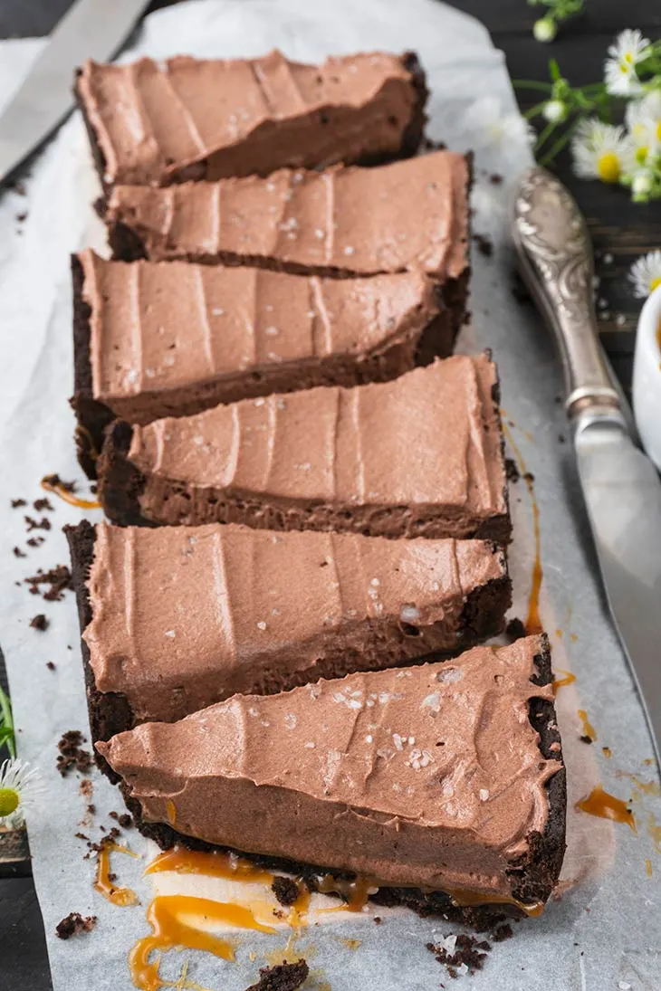 Salted Caramel Chocolate Tart homemade