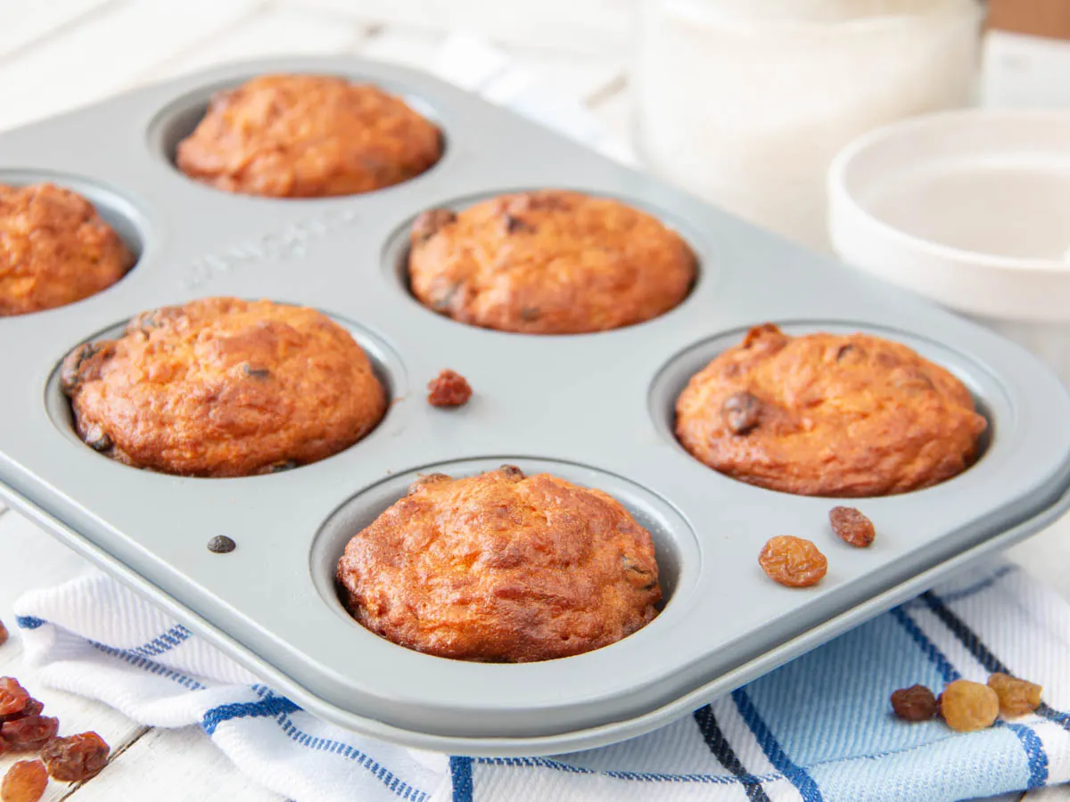 Vegan Carrot Muffins with Chocolate Chips