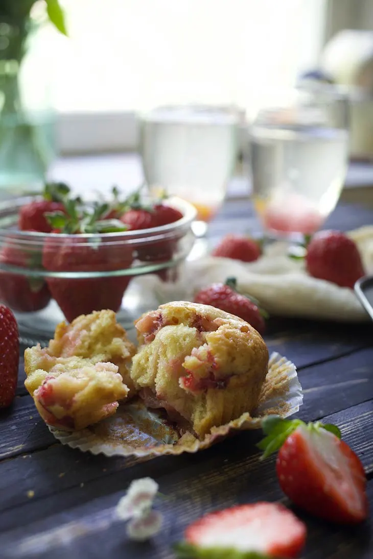 Vegan Strawberry Muffin