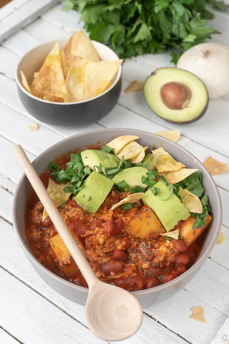 Quinoa Chili vegan recipe