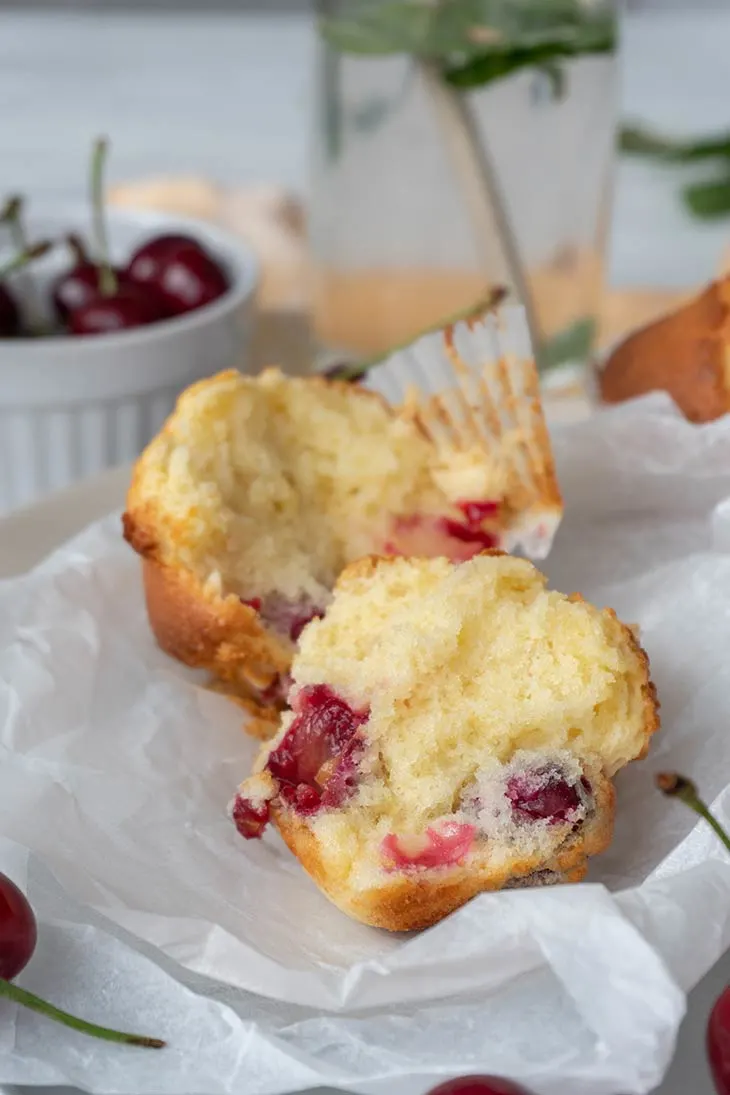 Vegan Cherry Muffins