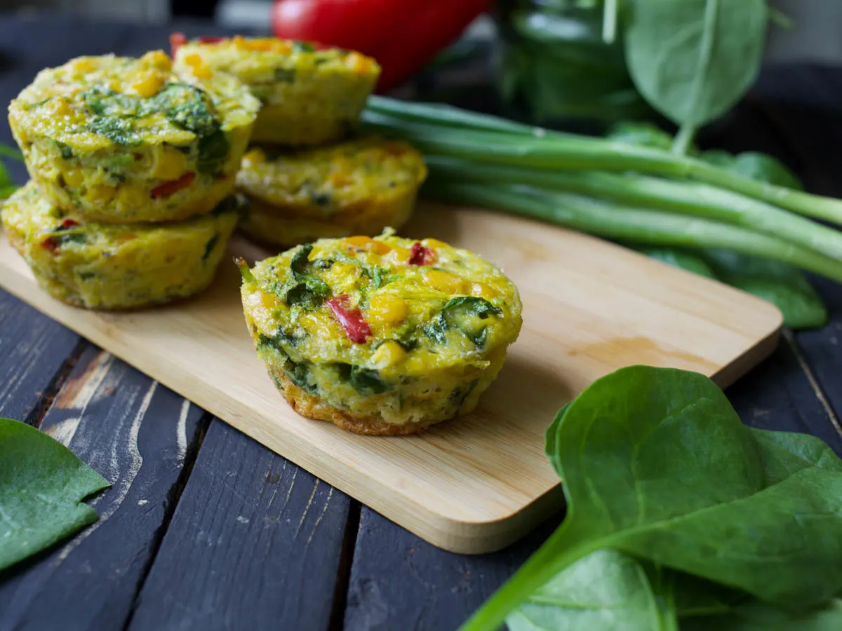 Veggie-Packed Breakfast Muffins 