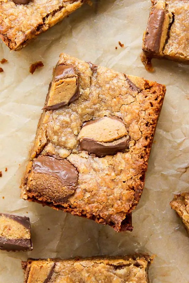 5-Ingredient Peanut Butter Blondies