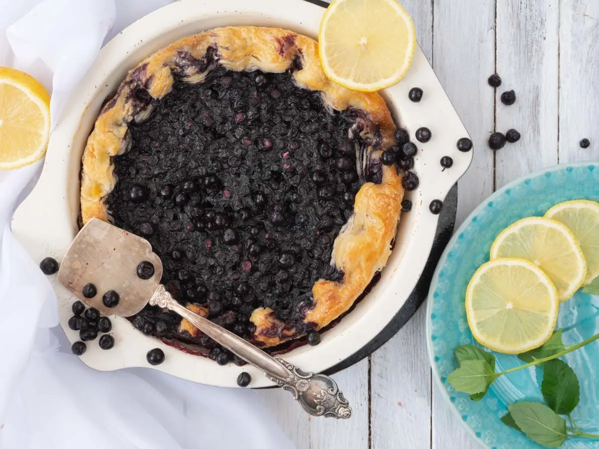 Blueberry Pie Placinta cu afine