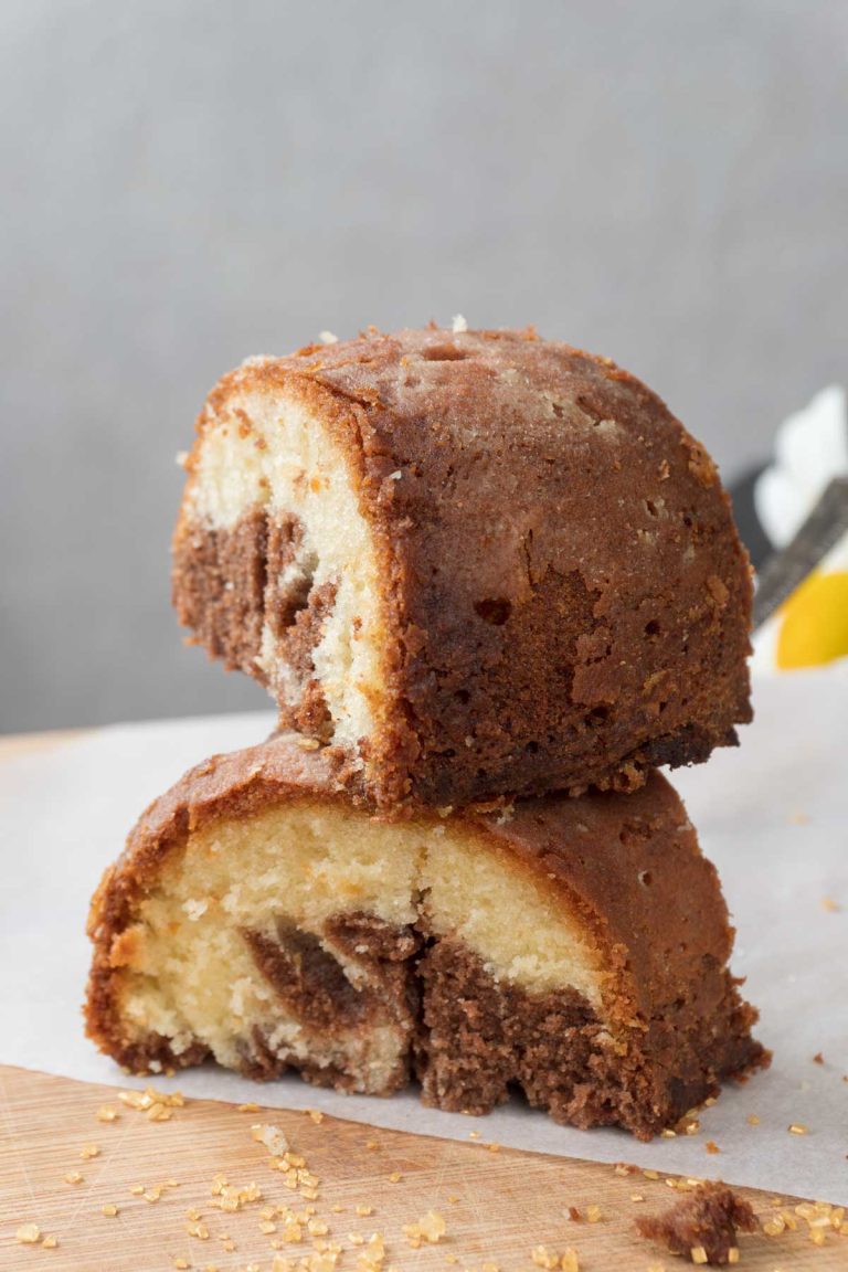 Chocolate Marble Cake Chec marmorat de post