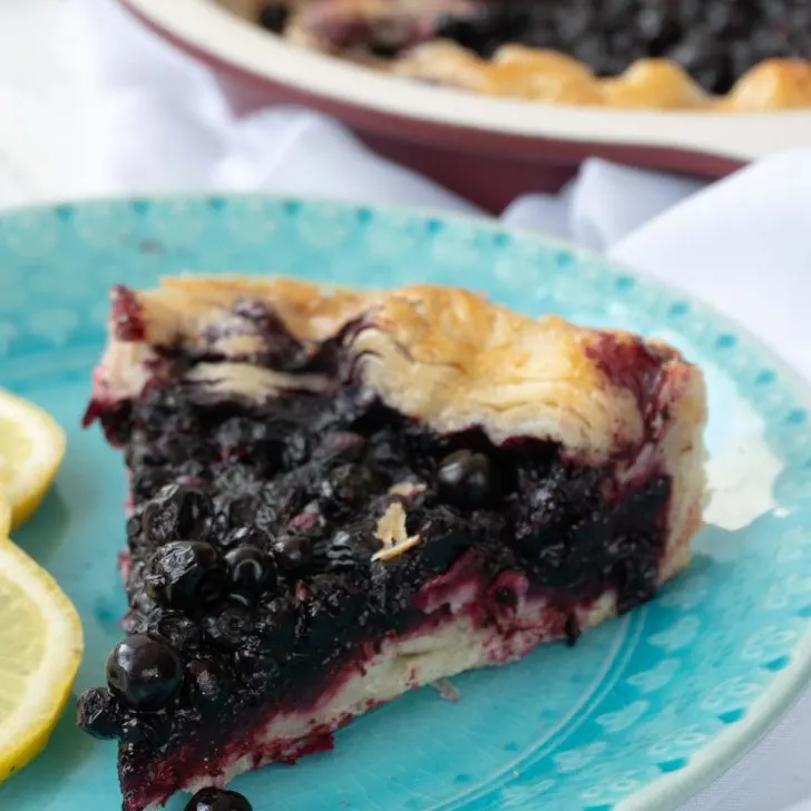 Vegan Blueberry Pie Placinta cu afine