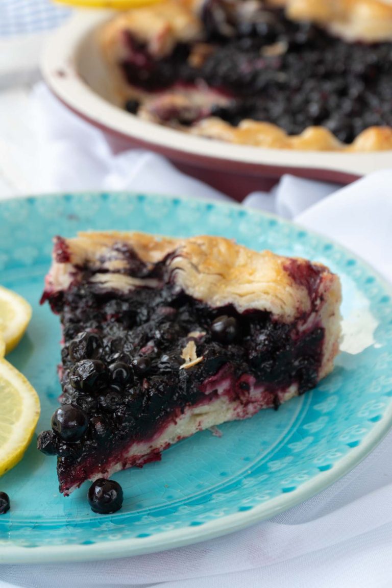 Vegan Blueberry Pie Placinta cu afine