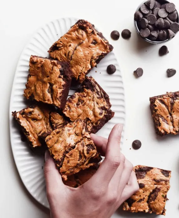 Vegan Peanut Butter Brownies