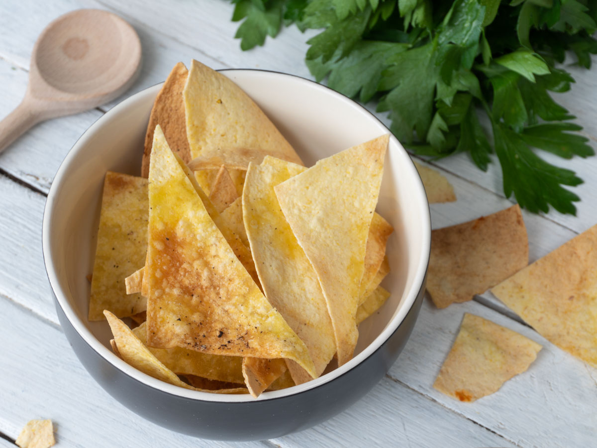 homemade tortilla chips