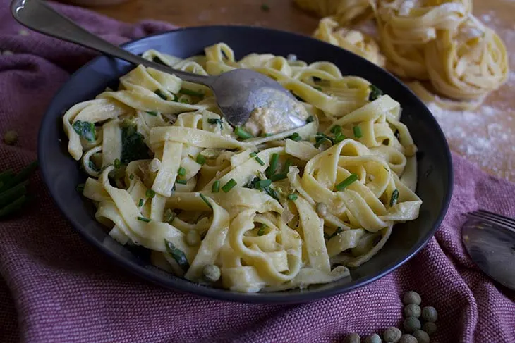 Chickpea Hummus Pasta