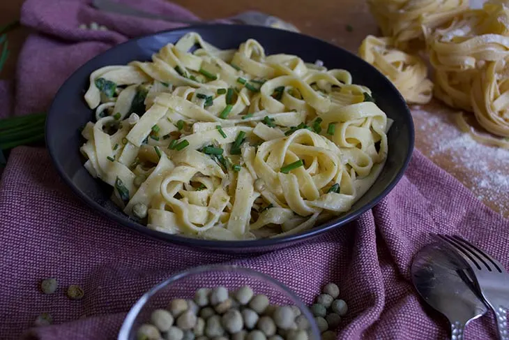 Hummus Tagliatelle Pasta