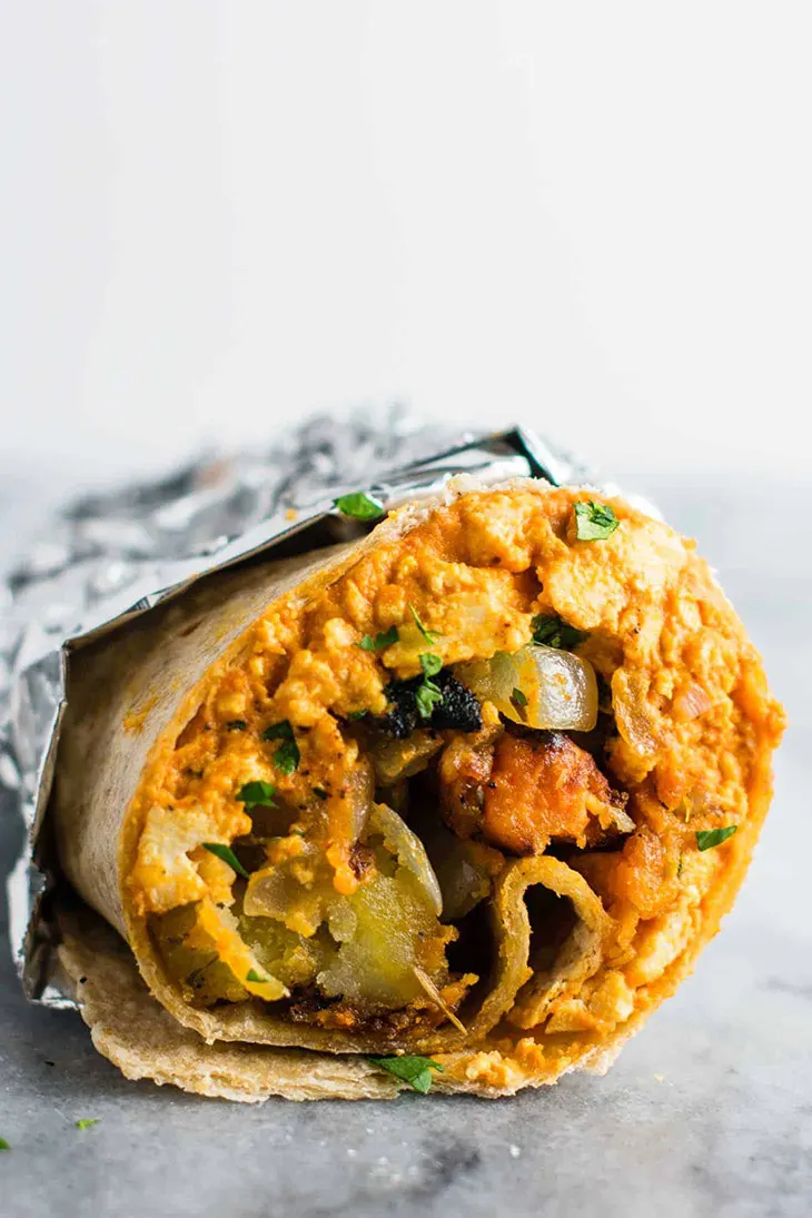 The Best Vegan Breakfast Burrito