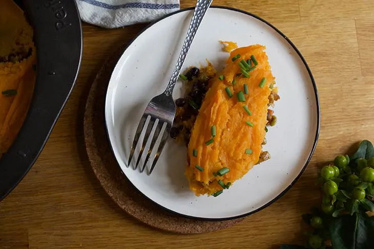 vegan Sweet Potato Shepherd's Pie