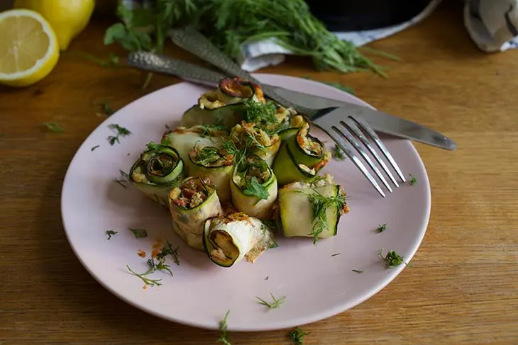 vegan Zucchini Rollups